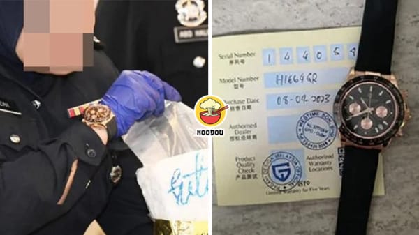 Police Rolex Watch RM570 Feature Image